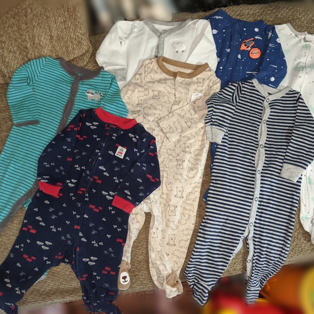 Carter's Babyboy 9M Sleepers(7 in total,EUC)